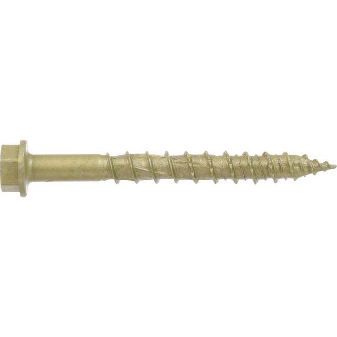 Hillman One HH Multi-Purpose Zinc-Plated Steel Screws 1/4 x 2-1/4-in 50/Pk