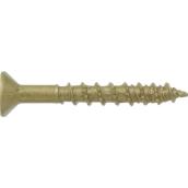 Hillman One FH Multi-Purpose Bronze Epoxy Finish Zinc-Plated Steel Screws #10 x 1-1/2-in 125/Pk