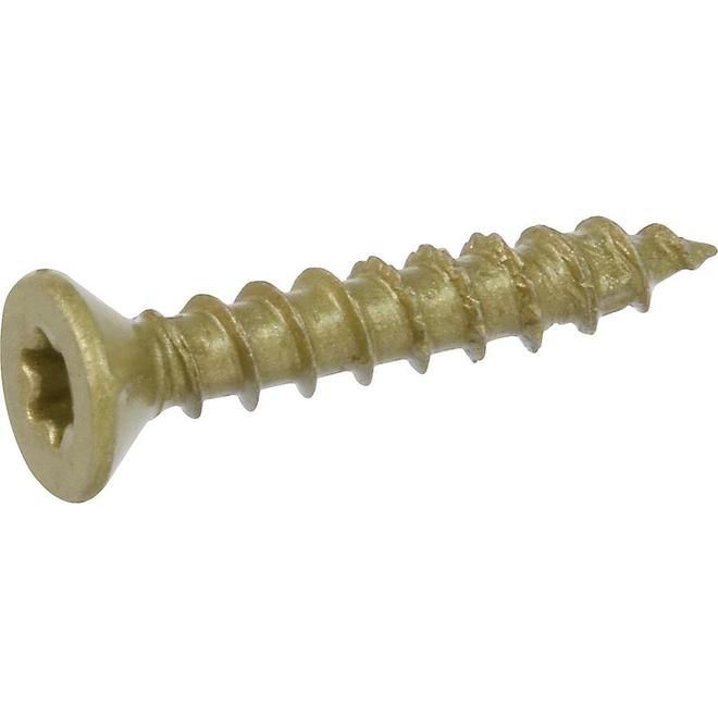 Hillman One FH Multi-Material Zinc-Plated Screws #8 x 1-in 35/Pk