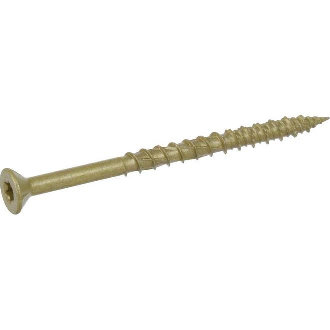 Hillman One FH Multi-Material Zinc-Plated Screws #8 x 2-1/2-in 25/Pk