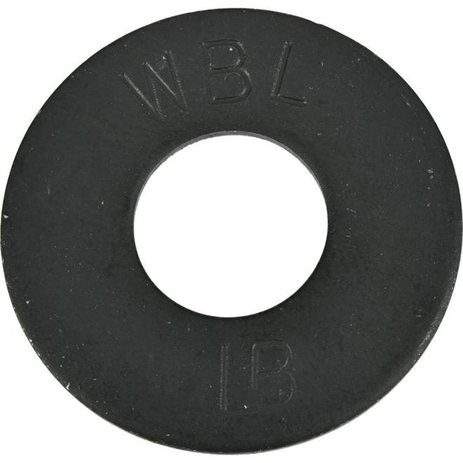 Hillman Black Flat Washer 3/8-in (50)