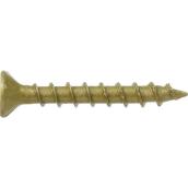 Hillman One Multi-Material FH Zinc-Plated Steel Screws  #8 x 1-1/4-in 200/Pk