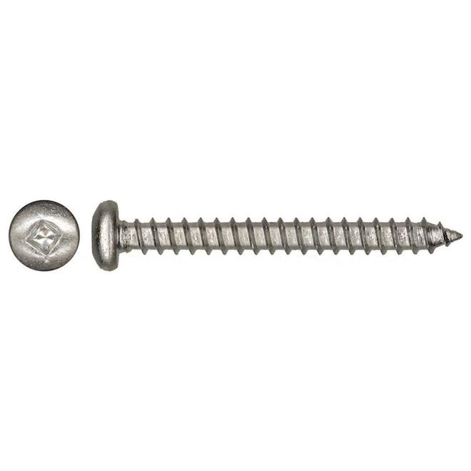 Hillman SS PN Sq Sheet Metal Screws #6 x 1-1/4-in 100/Pk