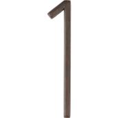 Hillman 5-in Bronze Floating House Number #1 1/pk