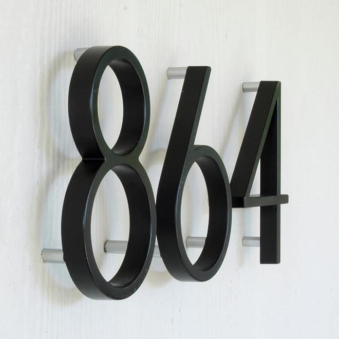 Hillman 5-in Bronze Floating House Number #1 1/pk