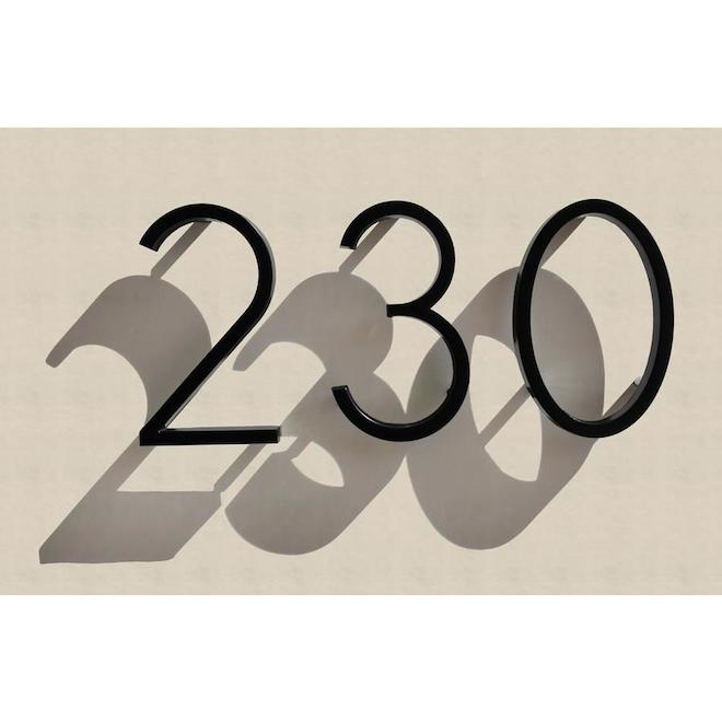 Hillman 5-in Bronze Floating House Number #2 1/pk