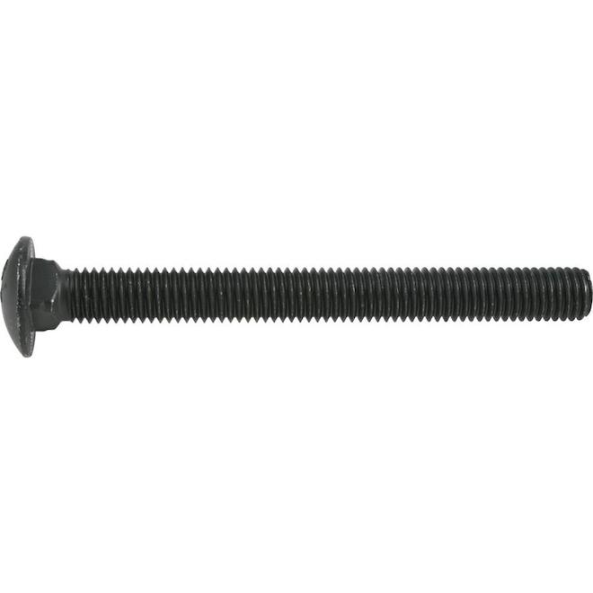 Hillman Black Carriage Bolt 1/2x10 (12)