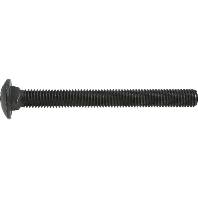 Hillman 25-Pack 3/8 x 8-in Black Steel/Zinc Carriage Bolt