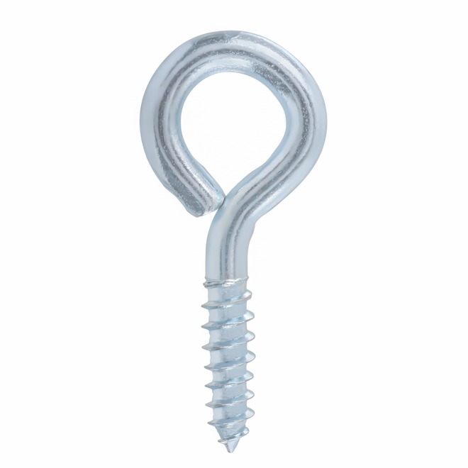 Hillman Eye Screw Hook in Zinc-Plated Steel Large 2 7/8 - 6-Pack