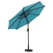 Style Selections Market Umbrella - Aluminum and Olefin - Tiltable - Aqua