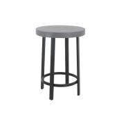 Style Selections Greywood Bistro Table - Steel - Grey - 26-in x 29-in x 36-in