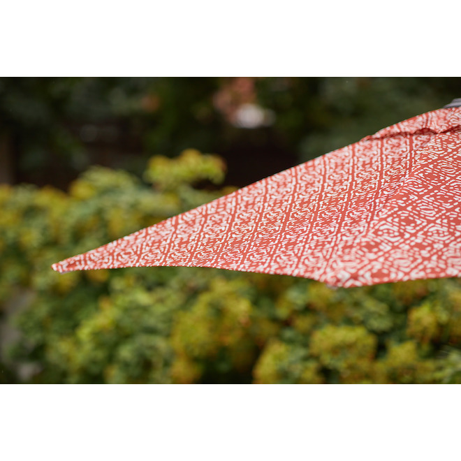 Parasol de marché inclinable de 7,5 pi en tissu polyester orange Style Selections