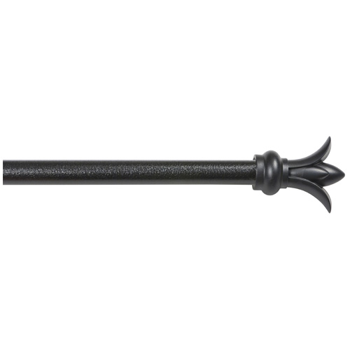 Kenney - Sash Rod - Metal - 48''-84'' x 7/16'' - Black