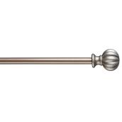 Telescopic Curtain Rod - 28" to 48" - 5/8" - Metal - Silver