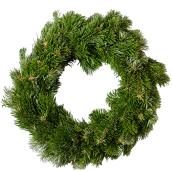 Green Plus 20-in Balsam Fir Wreath - Dark Green