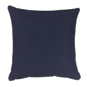 Sunbrella Fabric Pillow - Acrylic and Polyester - 20-in x 20-in - Navy