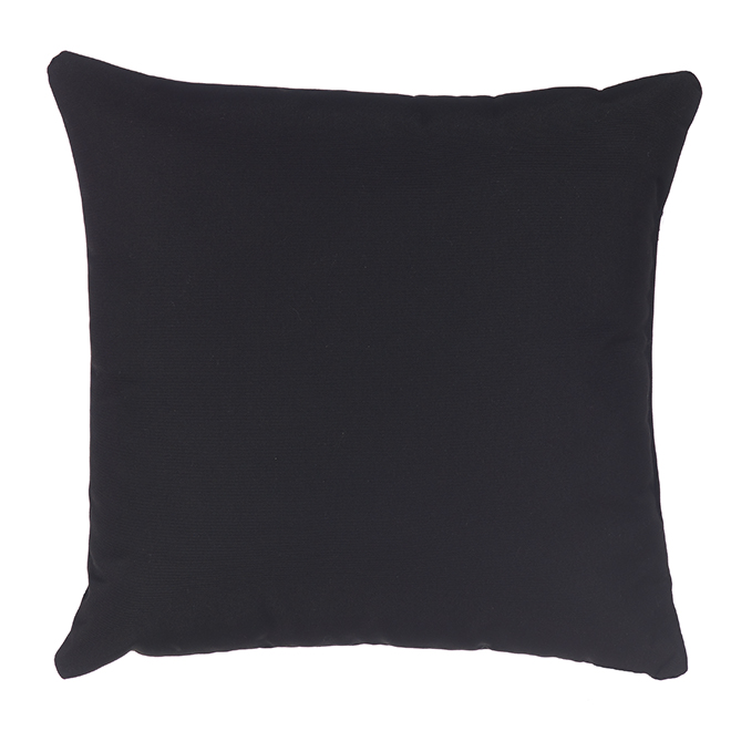 Sunbrella Fabric Cushion - 20-in x 20-in - Black