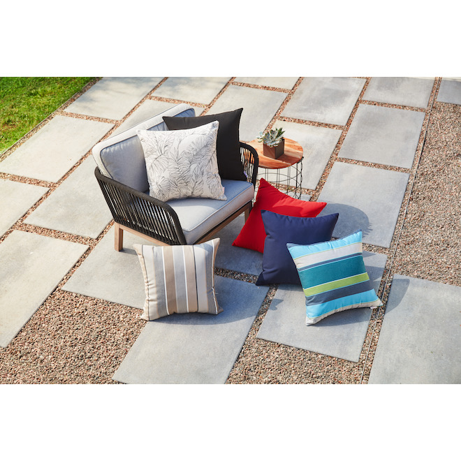 Sunbrella Striped Fabric Patio Pillow, Sunbrella Outdoor Chair Cushions 20 X