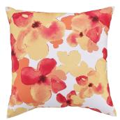 Style Selections Floral Motif Patio Cushion - 16-in x 16-in - Polyester - Multicolour