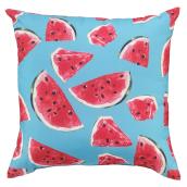 Coussin extérieur Style Selections, 16 po x 16 po, melon d'eau