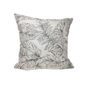Sunbrella Outdoor Cushion with Palm Tree Pattern - 20-in x 20-in
