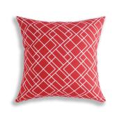Style Selections Outdoor Red Cushion 16-in x 16-in