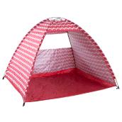 Tente rouge et blanche en polyester Style Selections 9,84 pi x 23,22 pi