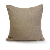 allen + roth 24-in Beige Polyester Linen Throw Pillow