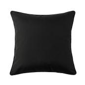 Canopii Graphic Print Black Acrylic Square Outdoor Decorative Pillow