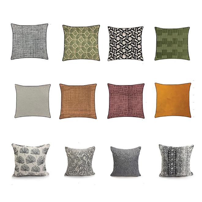 allen + roth 18-in Polyester Assorted Decorative Cushion