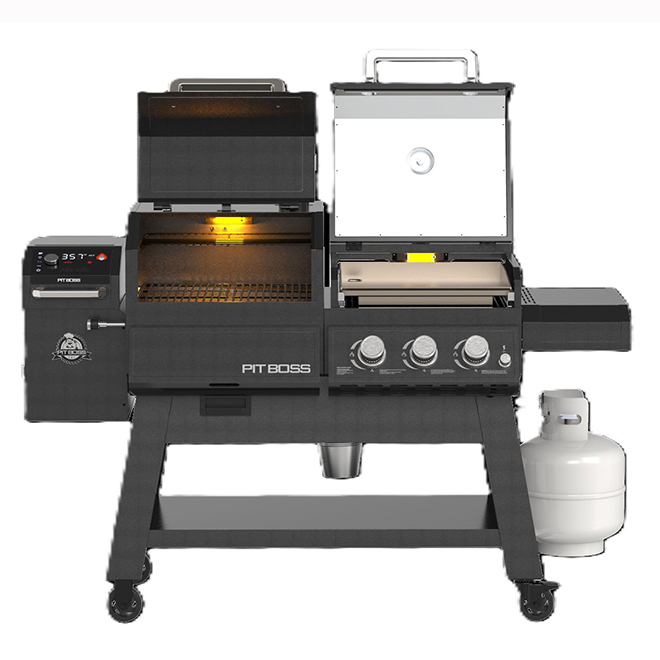 Pit Boss Combo Pellet Grill in Stainless Steel with WiFi Technology - 1001-in²