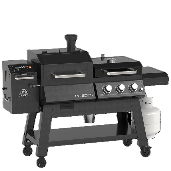 Pit Boss Combo Pellet Grill in Stainless Steel with WiFi Technology - 1001-in²