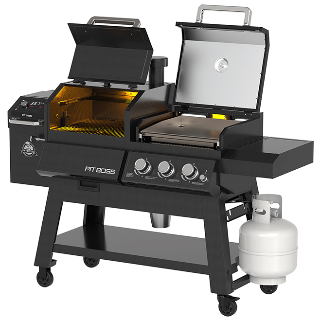 Pit Boss Combo Pellet Grill in Stainless Steel with WiFi Technology - 1001-in²