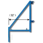 Metaltech 32-in L Blue Steel Scaffold Outrigger