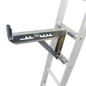 Metaltech 10 W x 17 H x 22-in L Aluminum 2-Rung Jack Ladder