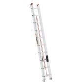 Metaltech 16.25-in W x 20-ft H Grade 3 Aluminum Extension Ladder