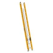 Metaltech 18.6-in W x 24-ft H Type 1A Fibreglass Extension Ladder