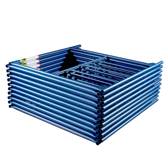 Metaltech Scaffold Frame in 13-Gauge Steel with Gravity-Lock Frame - 3 x 5-ft