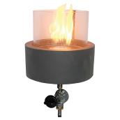 Propane Outdoor Fire Table - Manhattan - Concrete - 9"