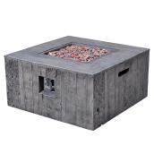 Propane Outdoor Fire Table - 50 000 BTU - 34 5/8-in - Grey