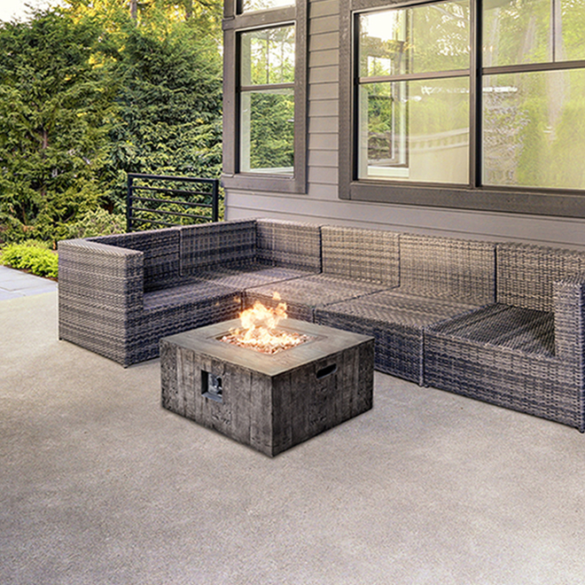 Bond Propane Outdoor Fire Table 50, Melina Tile Top Fire Pit Table 30