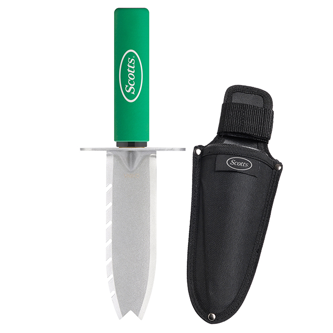 Couteau de jardin Scotts, acier/plastique, vert
