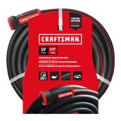 Boyau d'arrosage Craftsman, qualité professionnelle, 50' x 5/8"