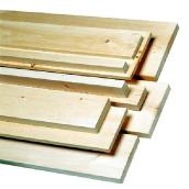 Metrie Knotty White Pine Lumber - S4S - Natural - 8-ft L x 12-in W x 1-in TMetrie