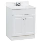 Richmond by RSI Home Products Bathroom Vanity - 1 Sink - 2 Doors u 24.5-in - MDF - White
