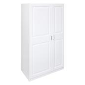Estate 38.5-in W x 70.375-in H Wood Composite White Wall-mount