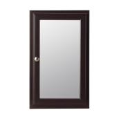 Armoire à pharmacie en surface rectangulaire/encastrée avec miroir Style Selections 15,75 po x 25,75 po