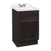 Project Source Richmond 18-in Single Sink Java Bathroom Vanity With Cultured Marble Top