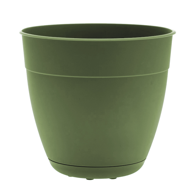 Bloem Ocean 1/Pack 12 x 11.25-in Green Recycling Plastic Planter