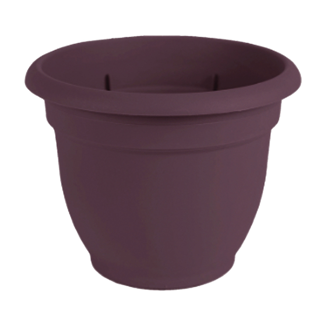 Pot à auto-irrigation Ariana de Bloem 1/pqt 10 x 8,5 po bourgogne merlot plastique